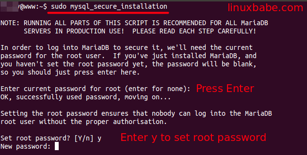 install mariadb on Ubuntu