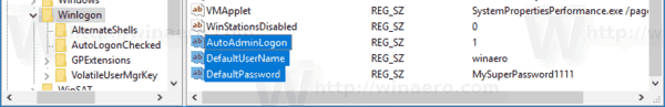 Registry AutoLogin